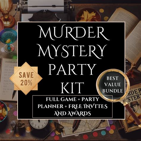 murder mystery packet|20 Murder Mystery Party Kits .